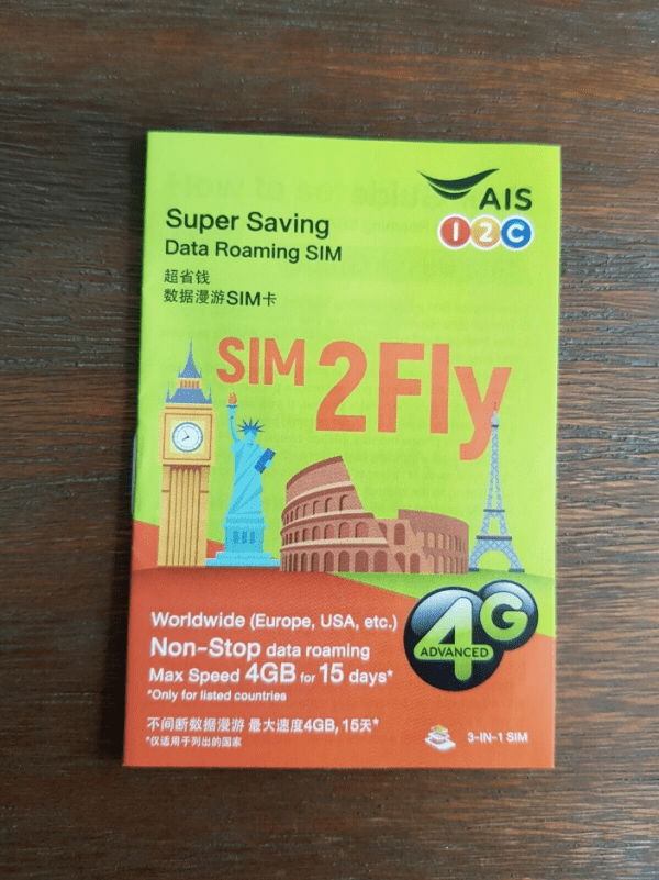 AIS Sim2Fly Prepaid Sim für 147 Länder – Bild 3