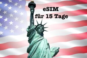 T-Mobile eSIM USA Reise Amerika Prepaid unbegrenzte* Daten 15 Tage gültig