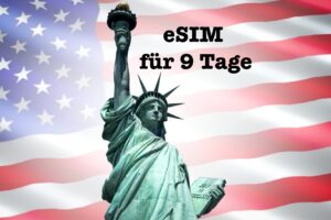T-Mobile eSIM USA Reise Amerika Prepaid unbegrenzte* Daten 9 Tage gültig