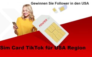 TikTok Tik Tok Sim Karte SIM Card für USA Account Region auf USA umstellen