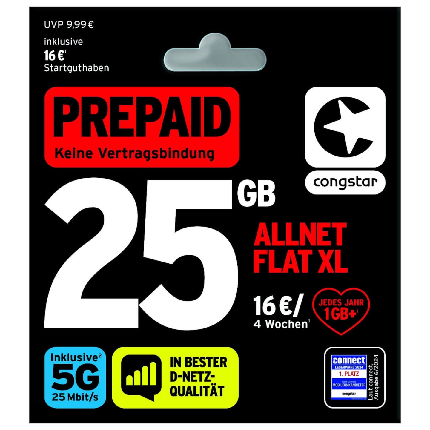 congstar Prepaid Allnet Flat XL